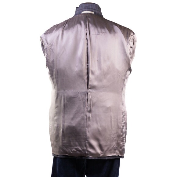 Joseph Abboud Mens Wool Super 100s Gray 3-Button Blazer Sport Coat Jacket Sz 42S - Picture 11 of 12